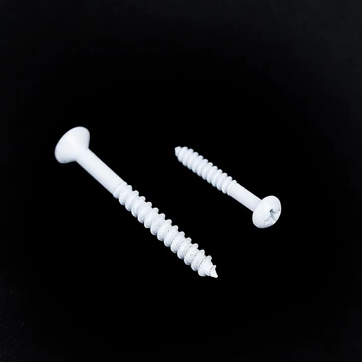 Pen Pant Gwyn Phillips Drive Sgriwiau Hunan-dapio Gorffen Gwyn