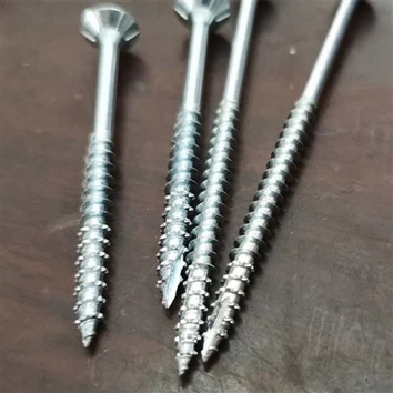 Gwelodd Pozi Drive Sgriw Sglodfwrdd Threaded Gyda 17 Slot